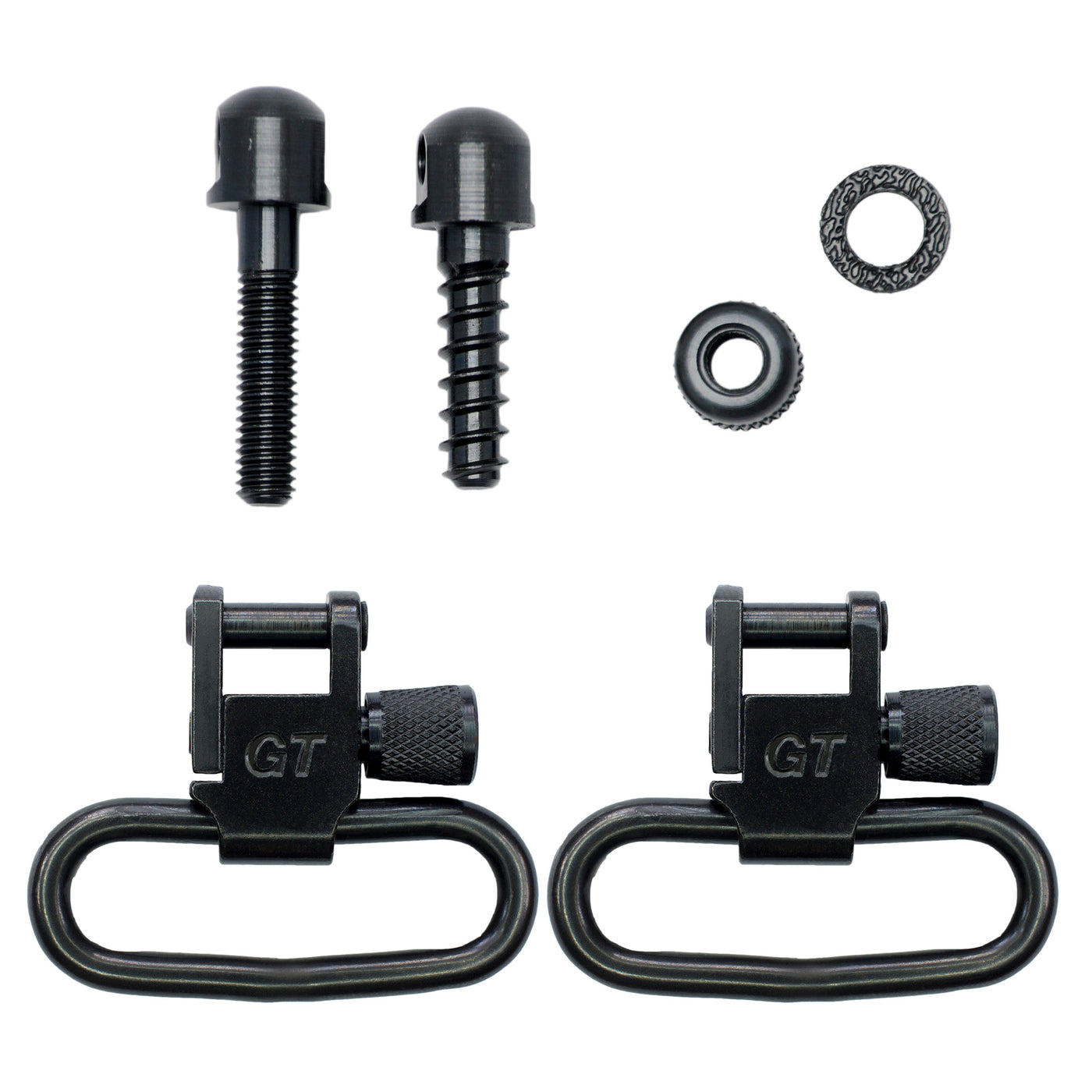 Grovtec Screws 1.25" Lock Swvl Blk