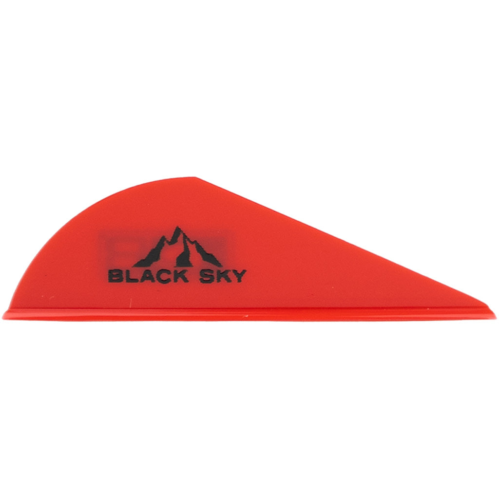 Bohning Black Sky Vane 2 In. Red 36 Pk.