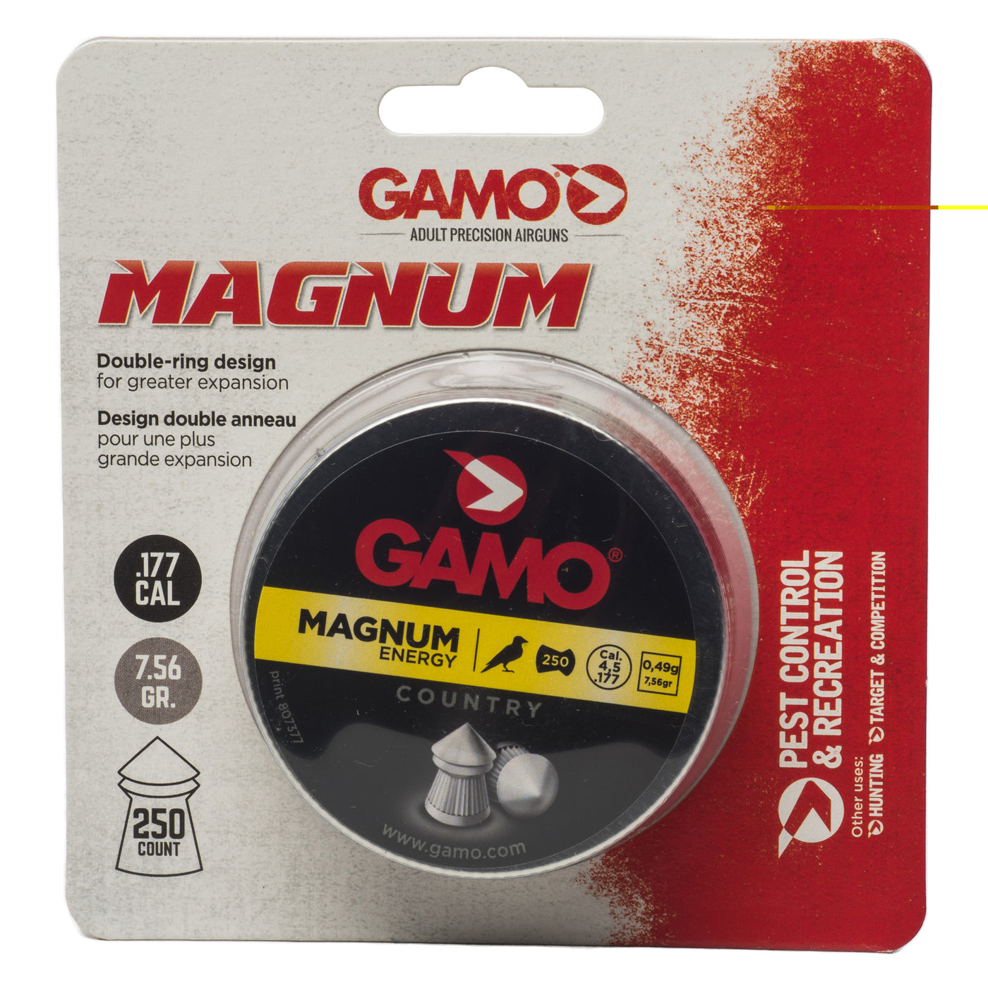 Gamo Magnum Sp Dbl Ring .177 250ct