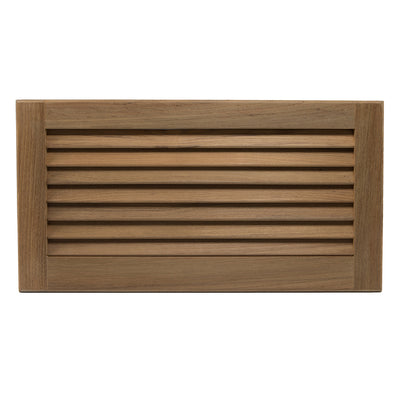 Whitecap Teak Louvered Insert - 9-3/8" x 18" x 3/4"