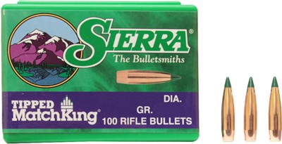 Sierra Bullets .30 Cal .308 - 195gr Hp-bt Match Tmk 100ct