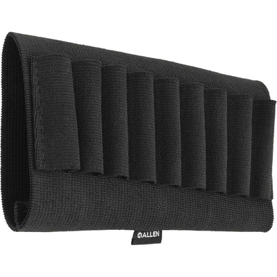 Allen Elastic Buttstock Shell Holder Black For Rifles