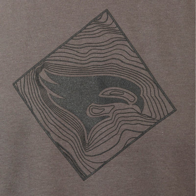 Elevation Hunt Topo Tee Grey Large