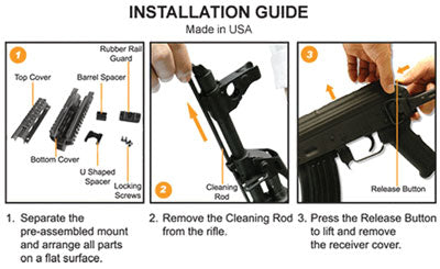 Utg Rail Picatinny Ak47 - Drop-in Yugo M70