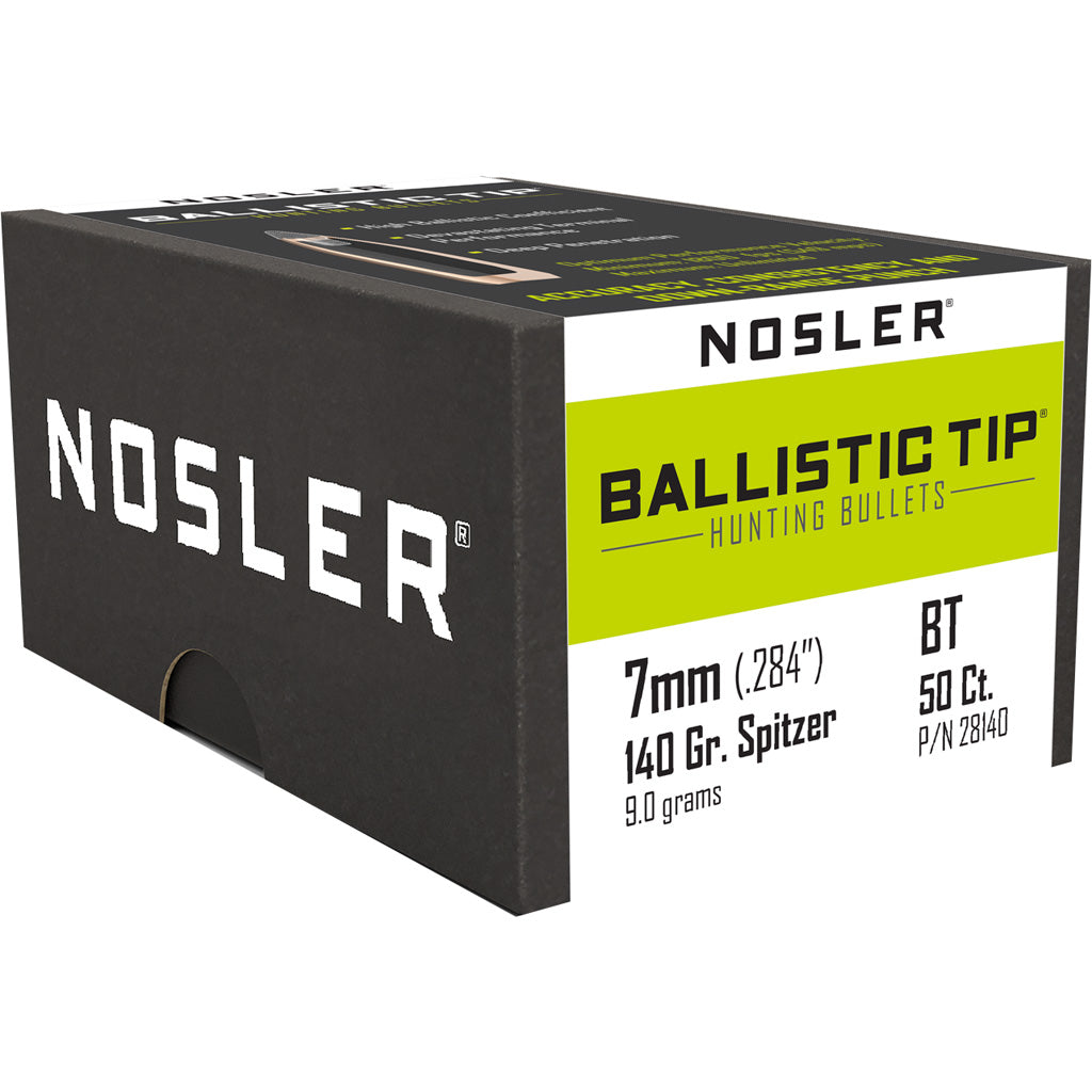 Nosler Ballistic Tip Hunting Bullets 7mm 150 Gr. Spitzer Point 50 Pk.