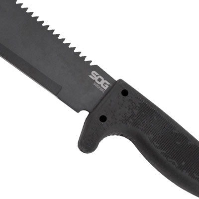 Sog Machete Sogfari 10" Tanto - Black W/sheath