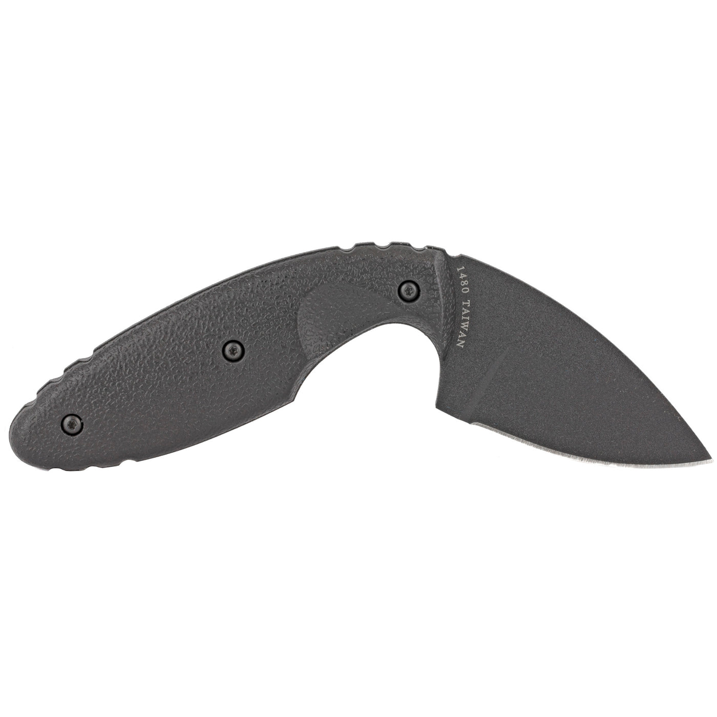 Ka-Bar TDI Fixed 2.31 in Black Serrated Blade Black Handle