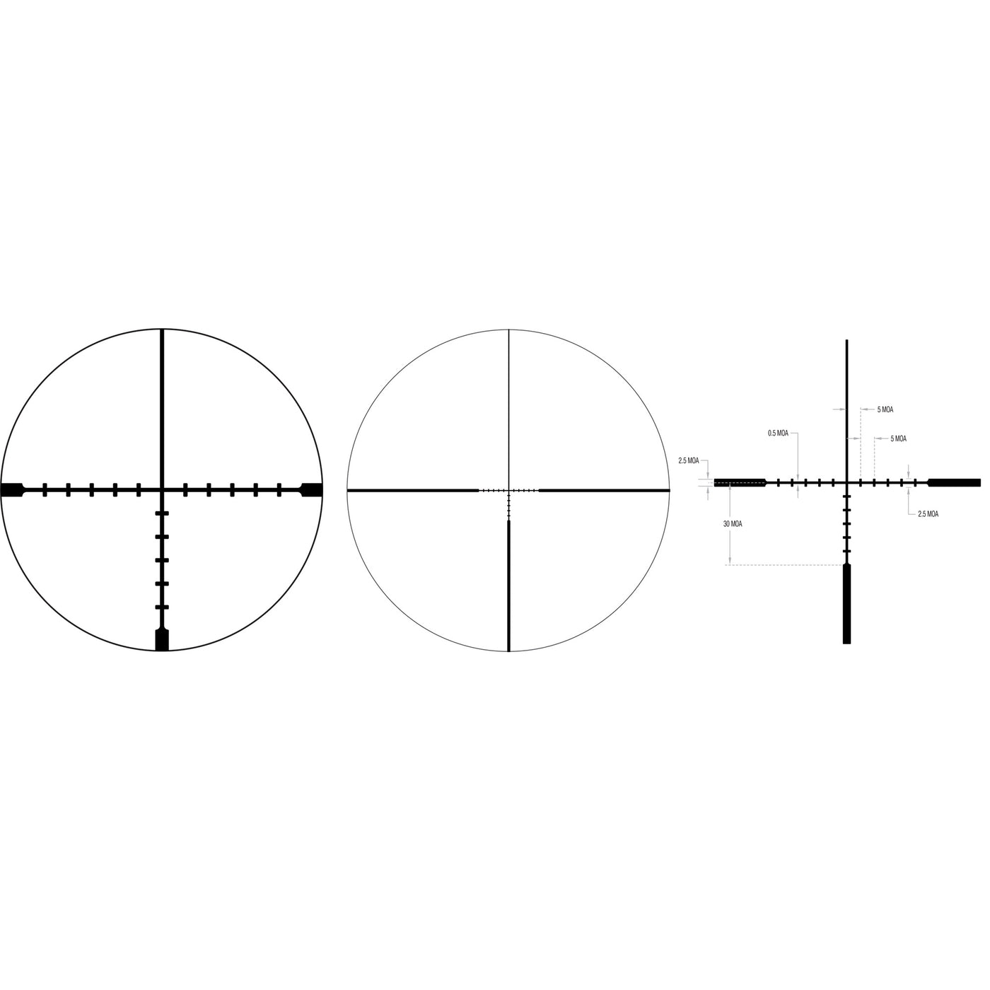 Trijicon Ascent 1-4x24 30mm - Bdc Target Matte Black