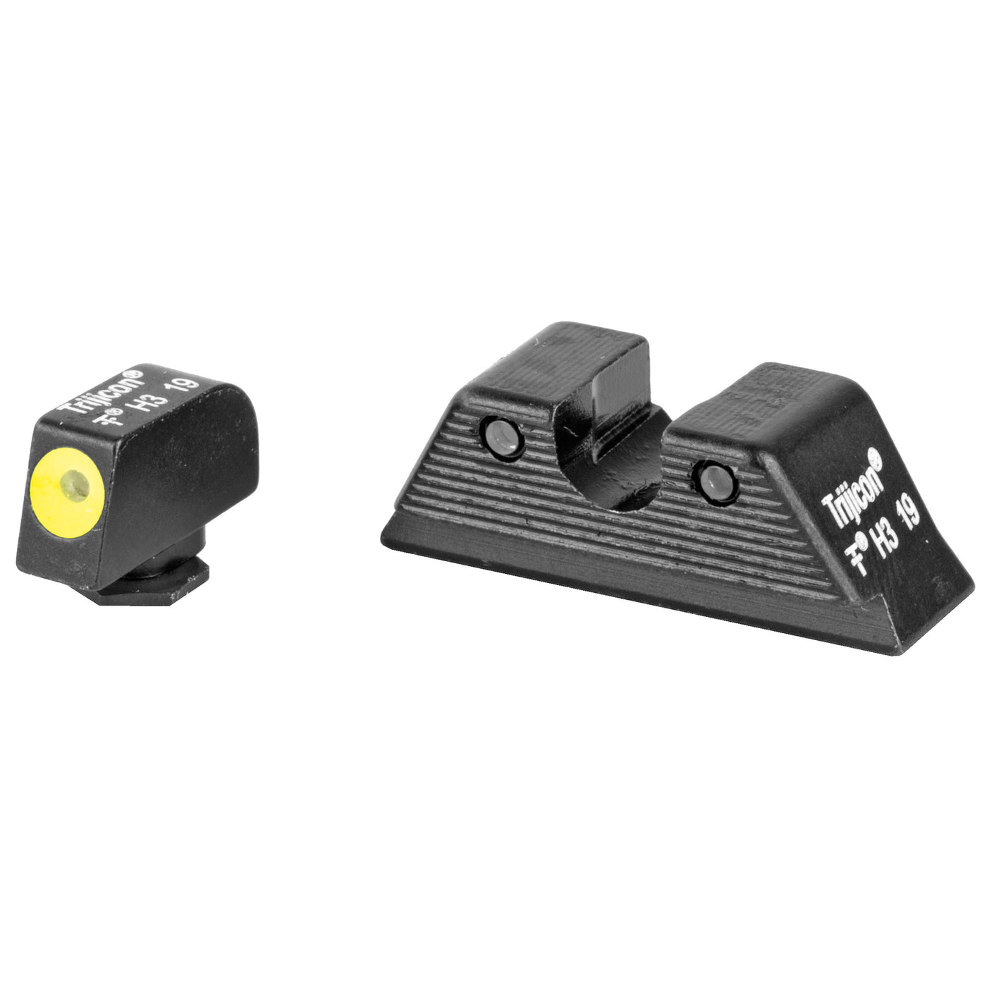 Trijicon Night Sight Set Hd - Yellow Outline For Glock 17mos
