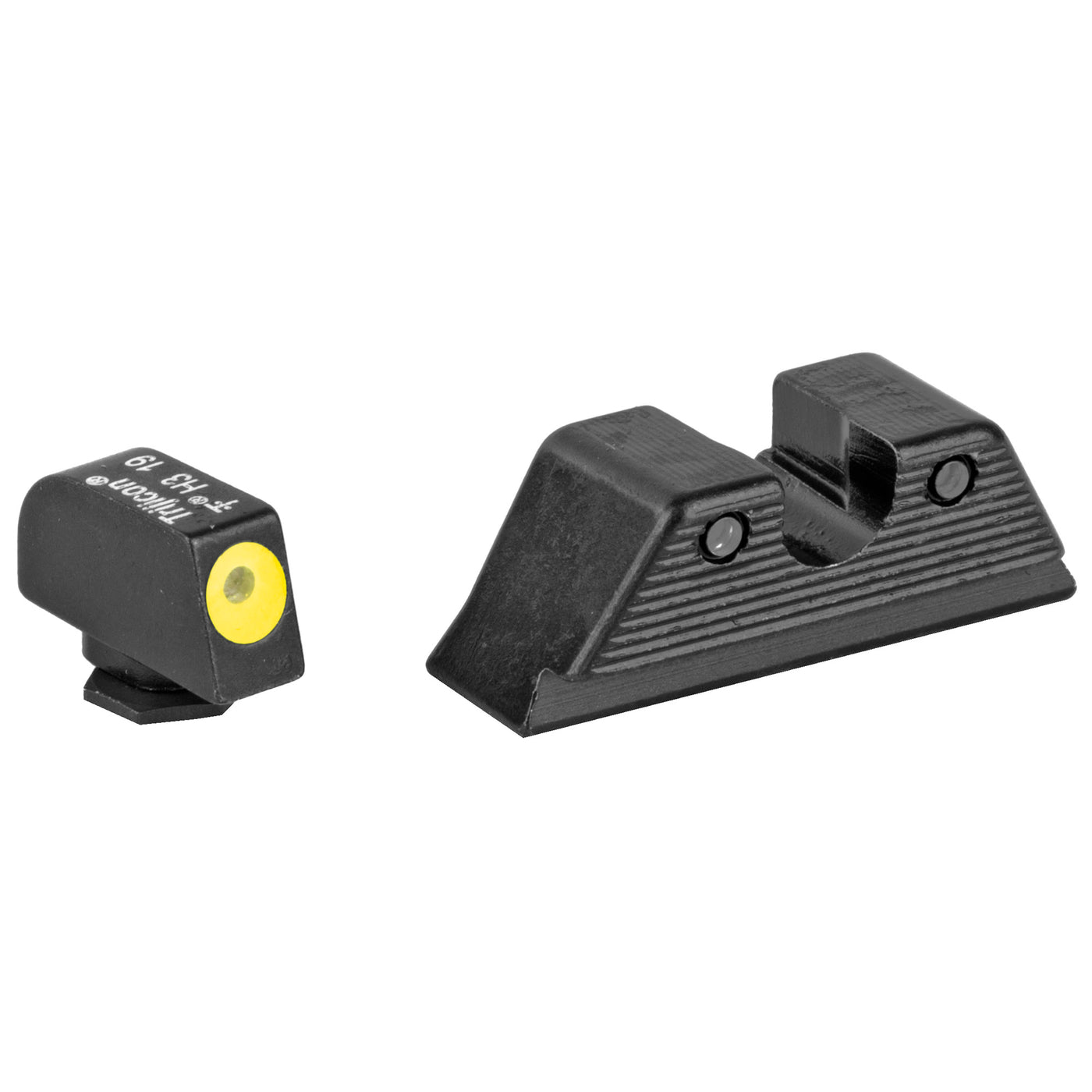 Trijicon Night Sight Set Hd - Yellow Outline For Glock 17mos