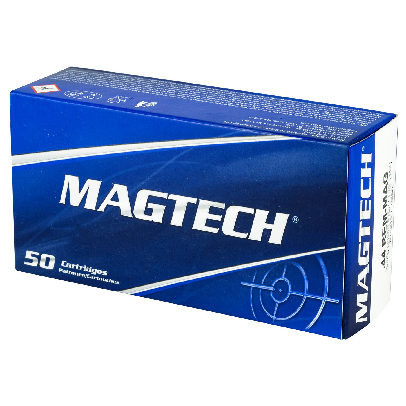 Magtech 44 Rem Mag 240gr - 50rd 20bx/cs Sjsp-flat Point