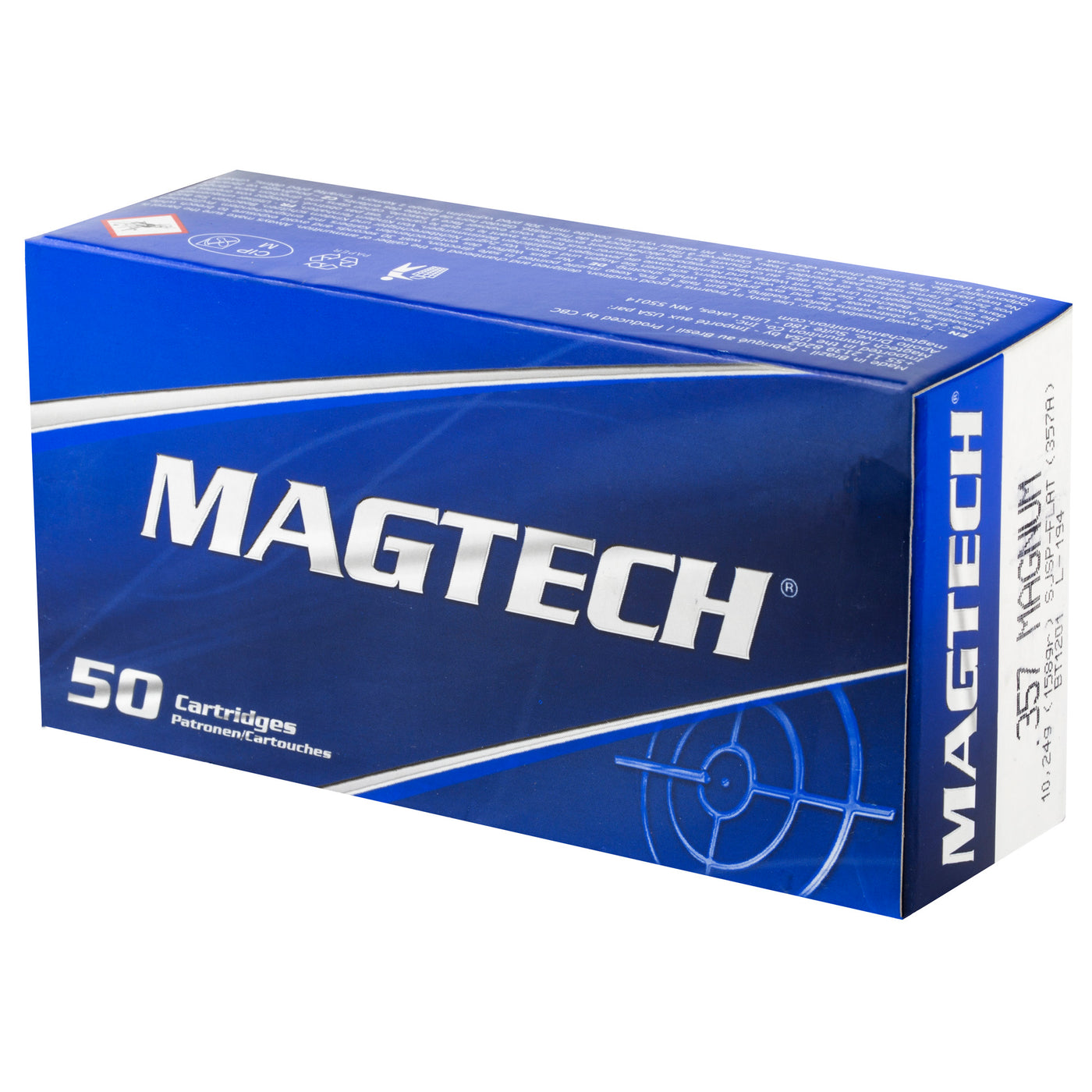 Magtech 357 Mag 158gr - 50rd 20bx/cs Sjsp Flat