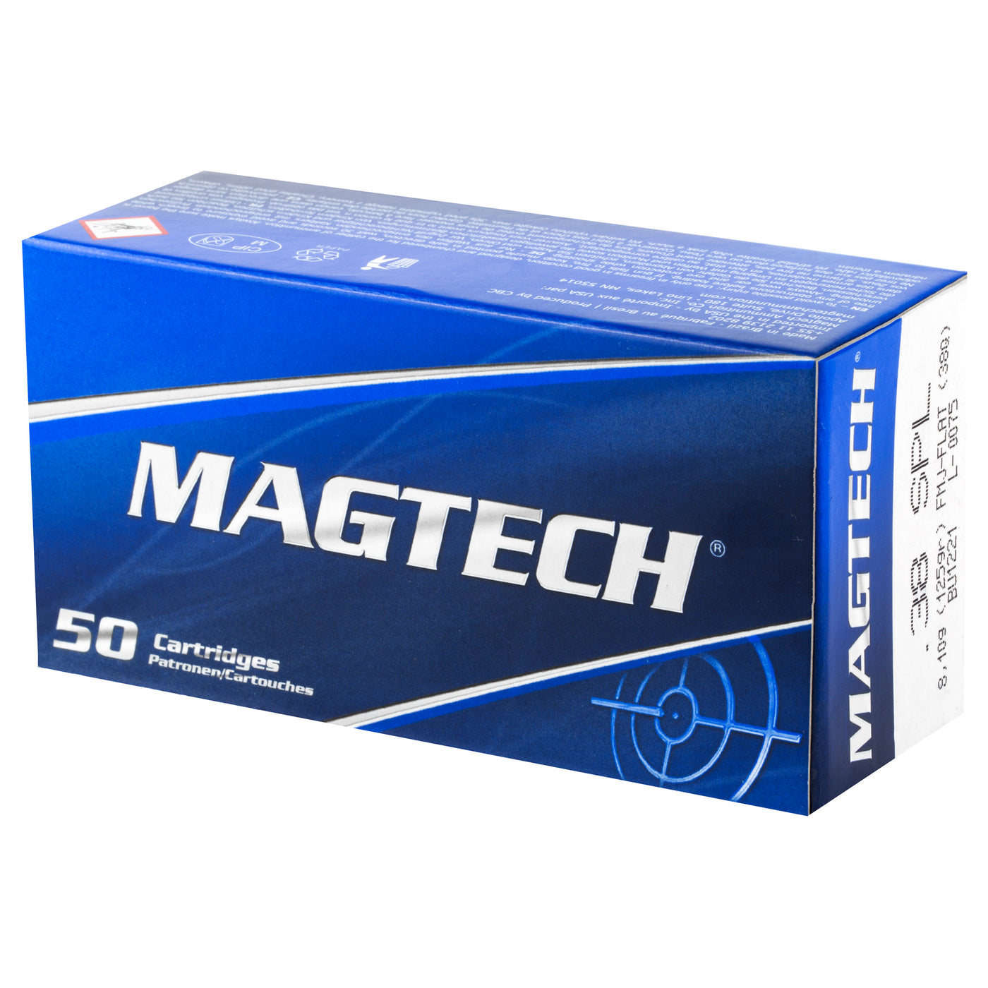 Magtech 38spl 125 Fmj Flat 50/1000