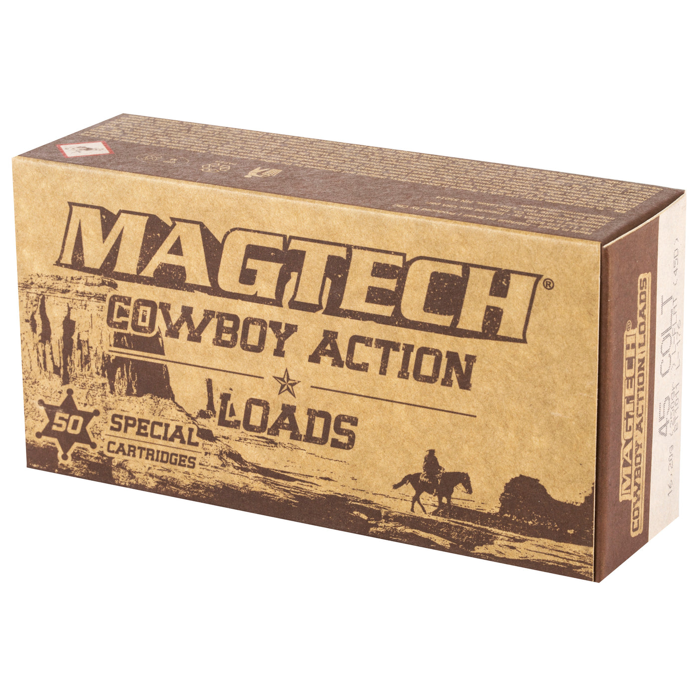 Magtech Cowboy 45 Lc 250gr - 50rd 20bx/cs Lead Fn