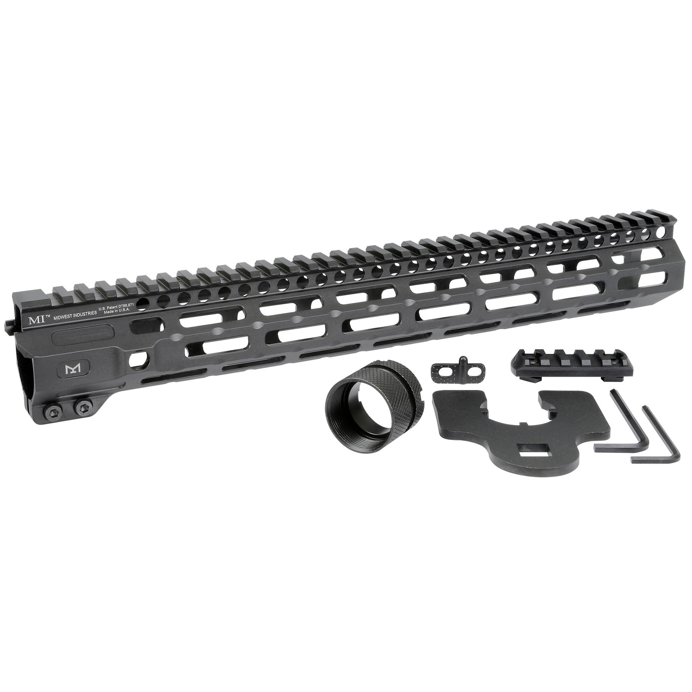 Mi Handguard Crm M-lok 14" - Combat Rail Fits Ar-15