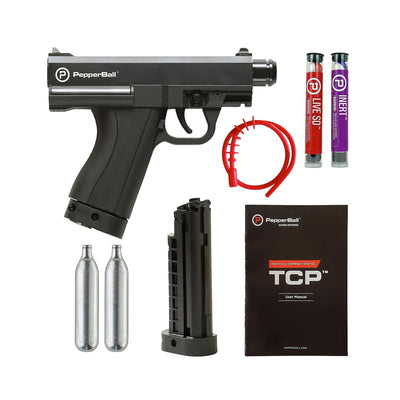 Pepperball Tcp Pepper Ball Kit - Co2 Pistol .68 Cal 6-rds Black