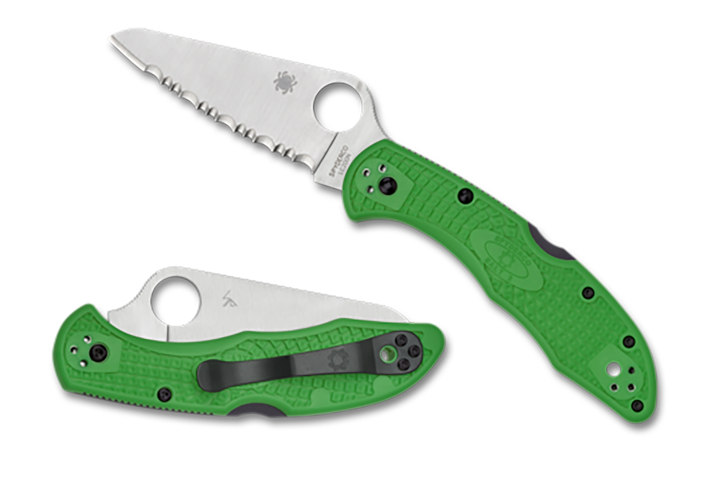 Spyderco Salt 2, Spy C88fsgr2    Salt 2 Green Lc200n