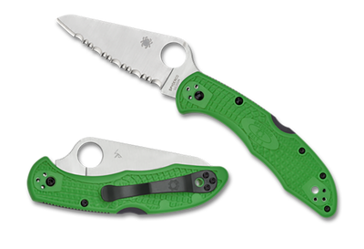 Spyderco Salt 2, Spy C88fsgr2    Salt 2 Green Lc200n