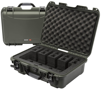 Nanuk (plasticase Inc) 925, Nanuk 925-4up6   Nanuk Case W/foam 4up - Olive