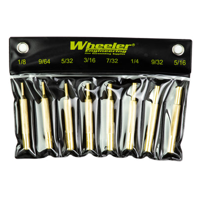 Wheeler 8-pc Brass Punch Set - W/storage Pouch