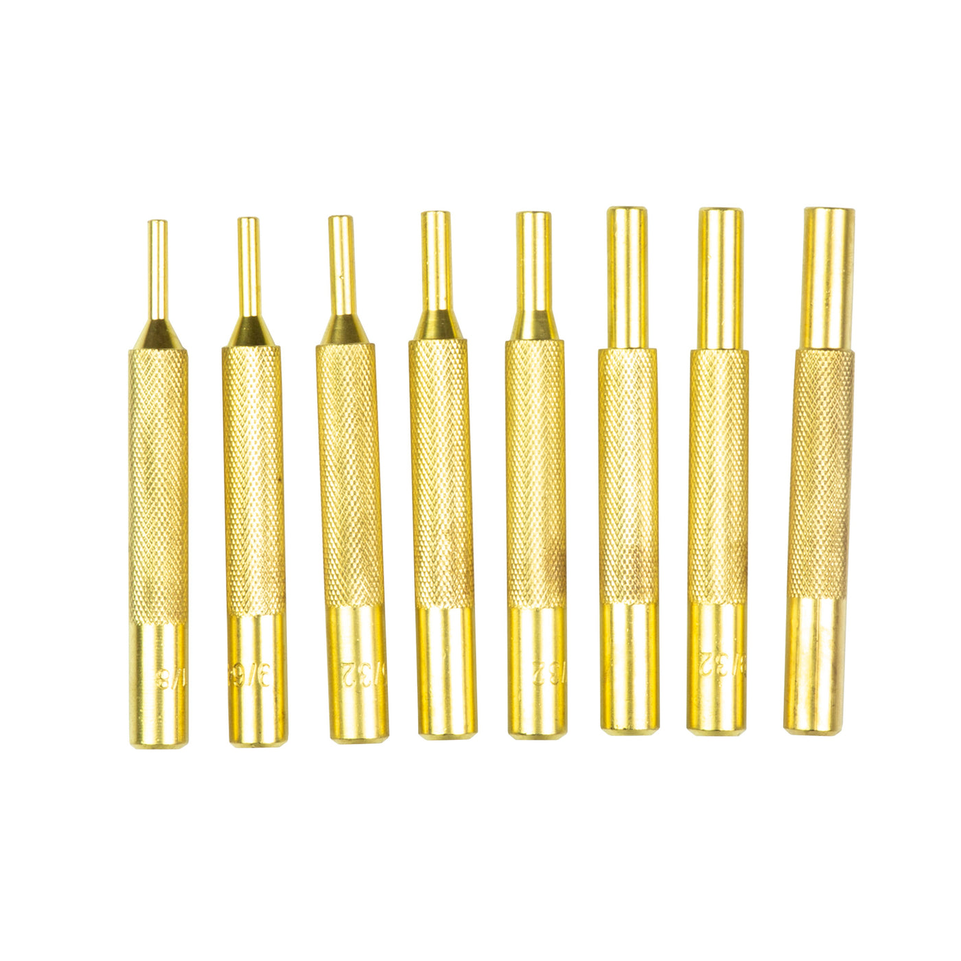 Wheeler 8-pc Brass Punch Set - W/storage Pouch