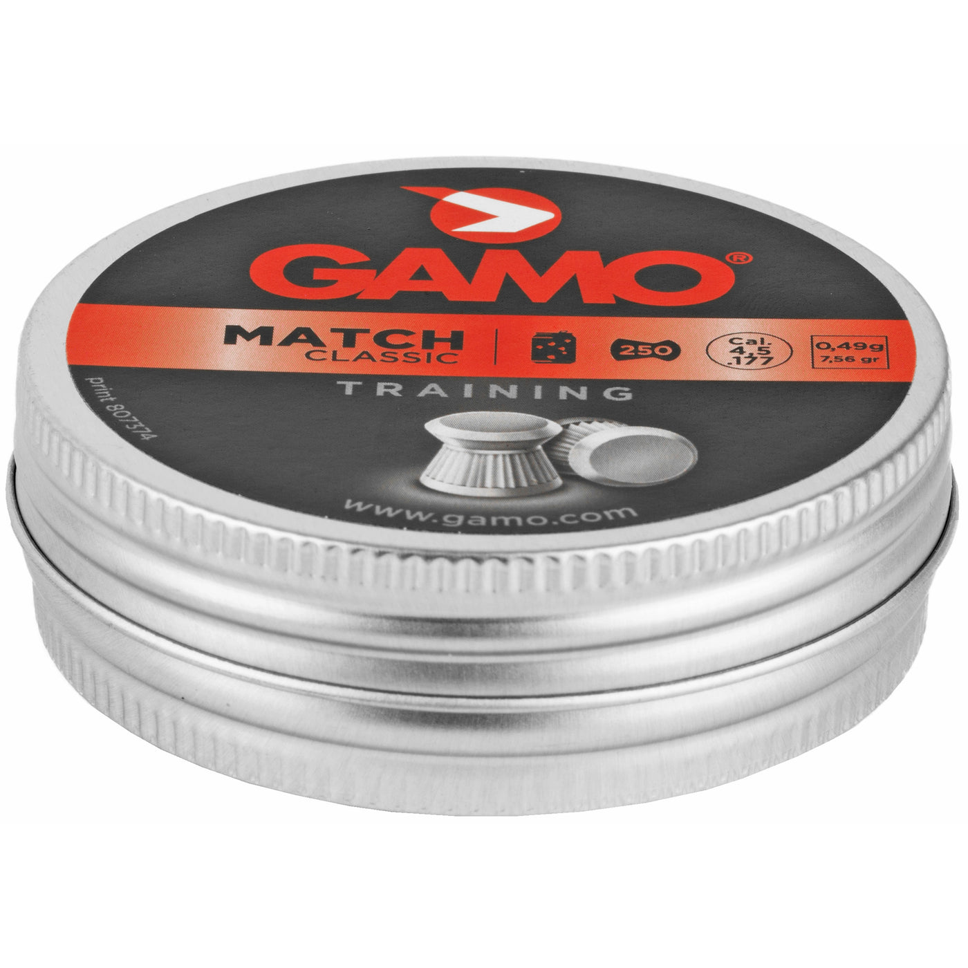 Gamo .177 Match Pellets - 7.5 Grains 250pk Tin