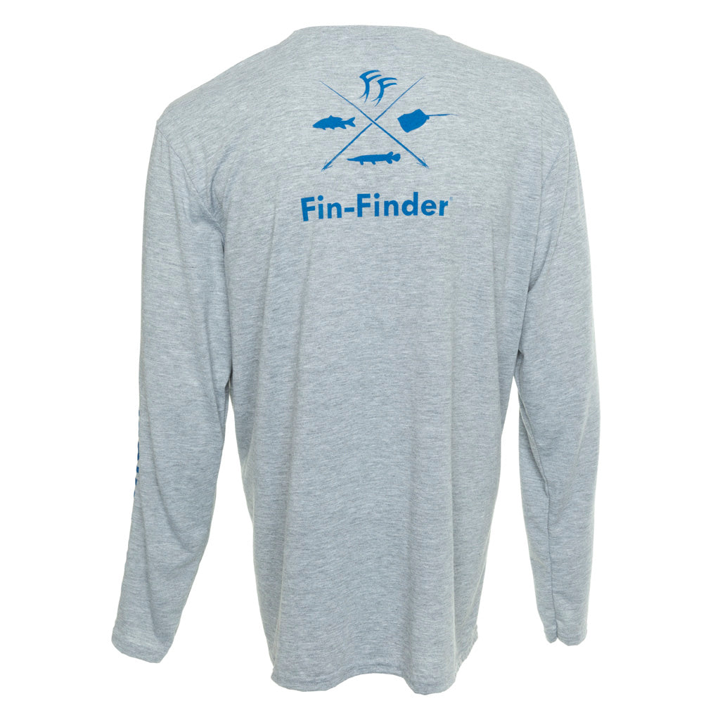 Fin-finder Time To Strike Long Sleeve Performance Shirt Medium