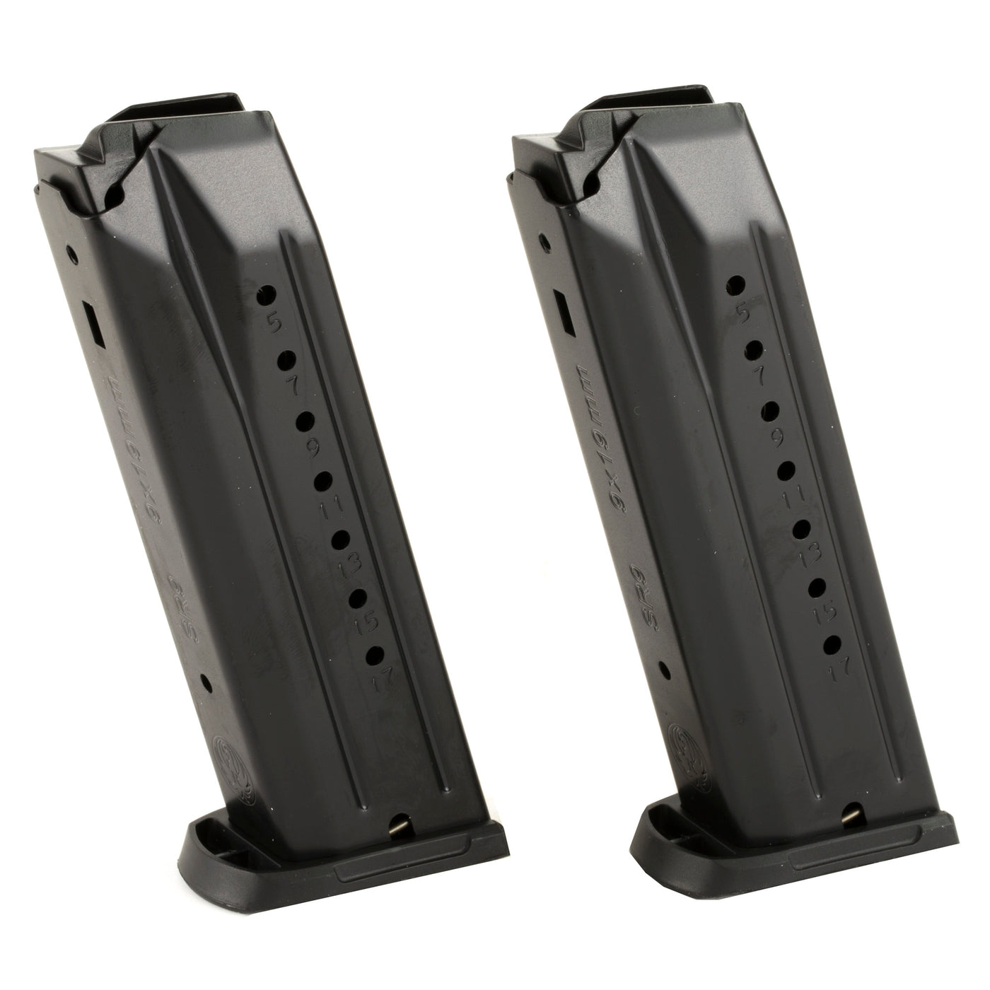 Ruger Magazine Sr9 9mm Luger - 17rd Blued Steel 2-pack