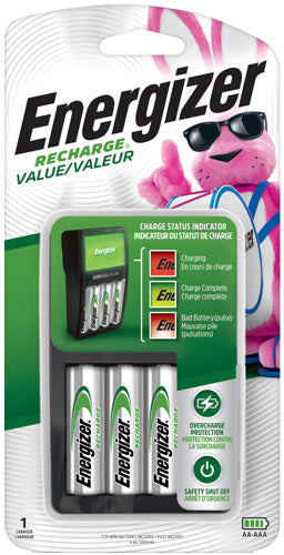 Energizer Charger For Aa And - Aaa Rechargable Batteries