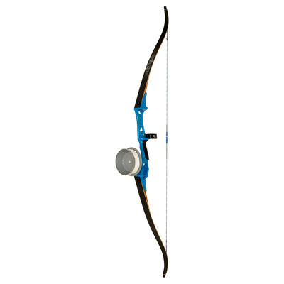 Fin Finder Bank Runner Bowfishing Recurve Package W/drum Reel Package Blue 58 In. 35 Lbs. Rh