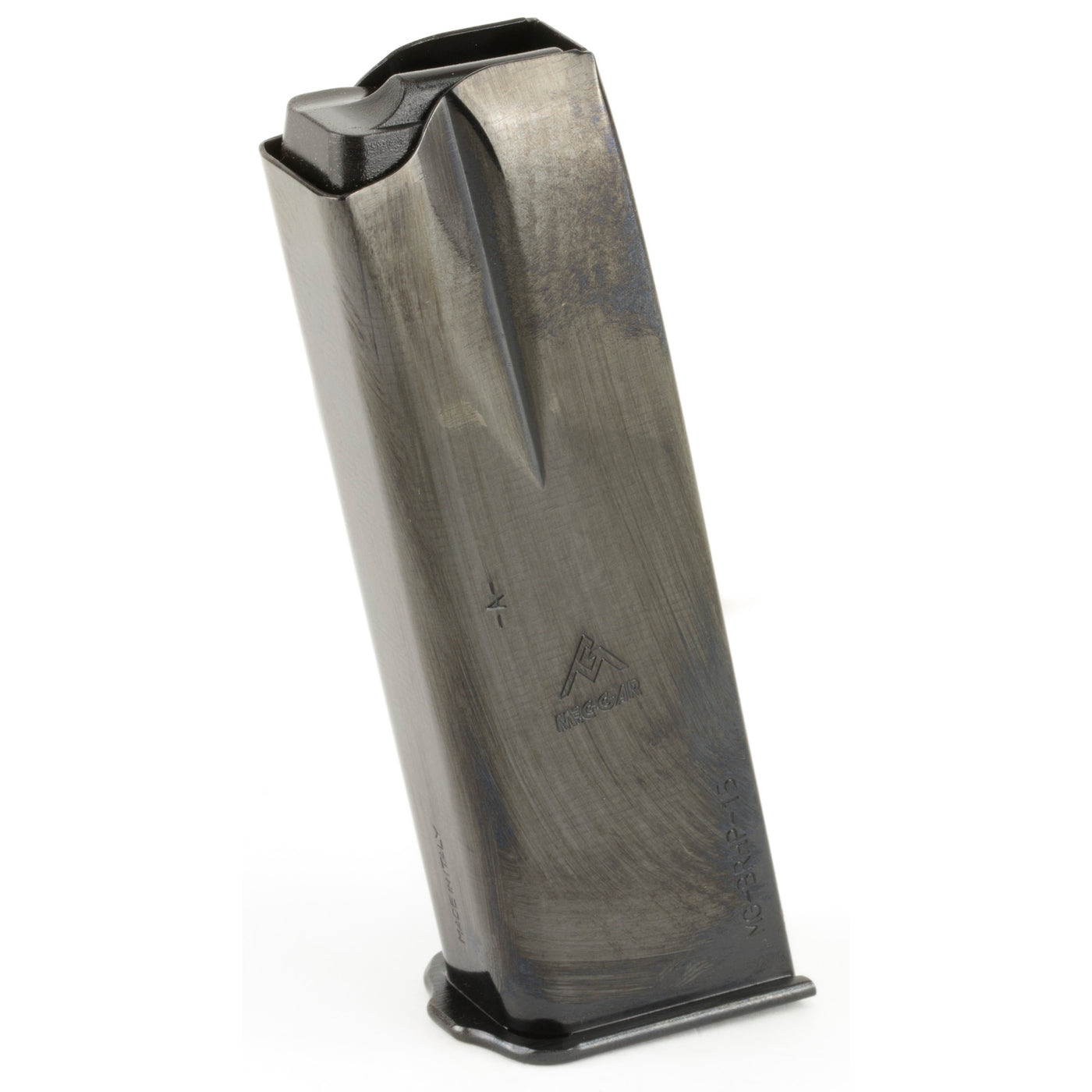 Mec-Gar Browning HP 9mm 15rd Flush Fit Blued Magazine