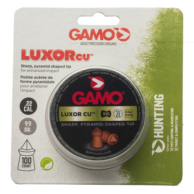 Gamo Luxor Cu Sharp Pyramid Shaped Hunting Pellet