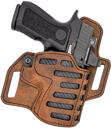 Versacarry Compound Holster - Owb Polymer Hybrid Sz 1 Brown