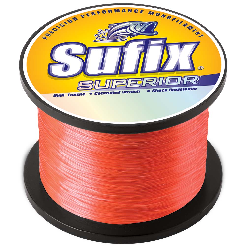 Sufix Superior Neon Fire Monofilament - 100lb - 545 yds