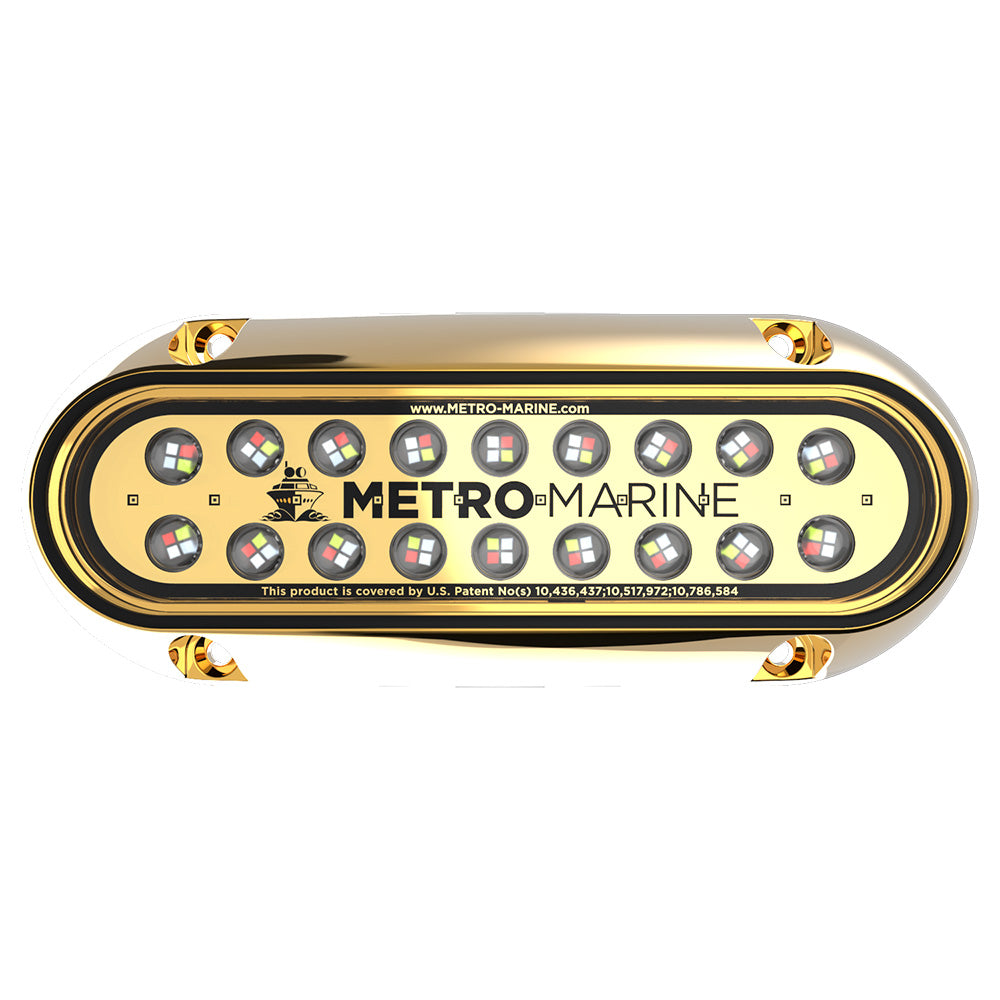 Metro Marine High-Output Elongated Underwater Light w/Intelligent Full Spectrum LED's - RGBW, 90° Beam