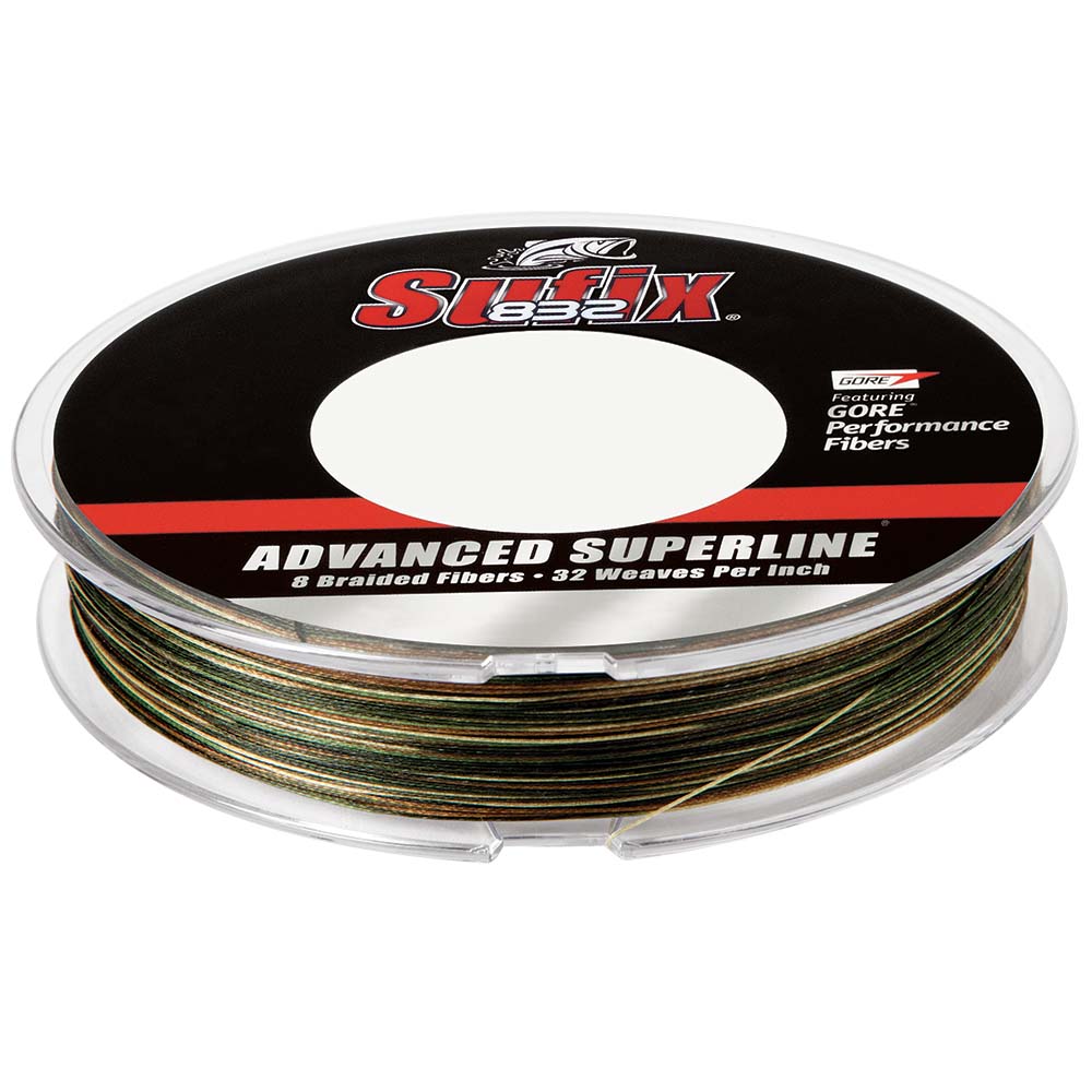 Sufix 832® Advanced Superline® Braid - 15lb - Camo - 300 yds