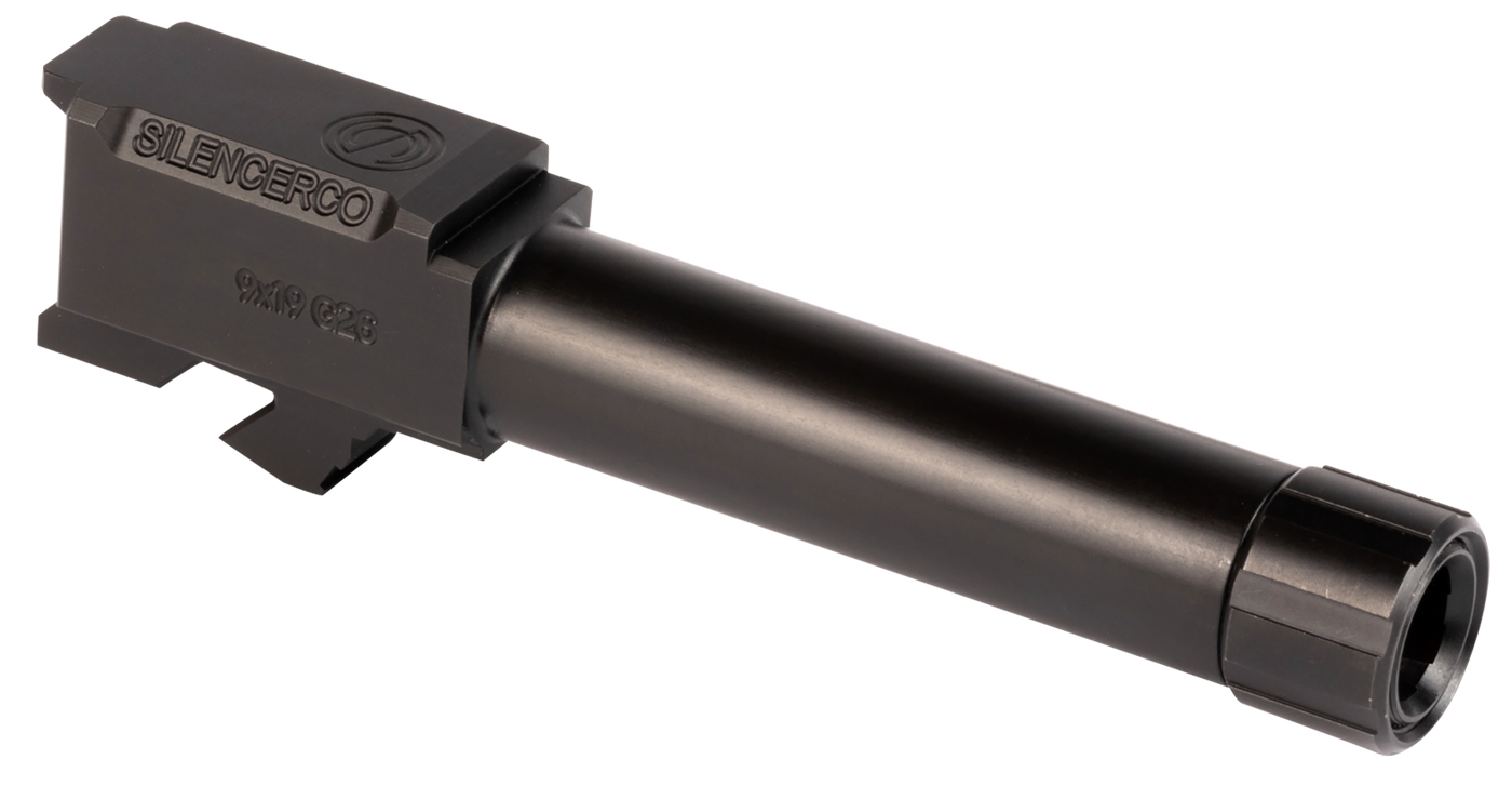 Silencerco Threaded Barrel, Silencerco Ac1329 Threaded Brl Glock 26 1/2x28