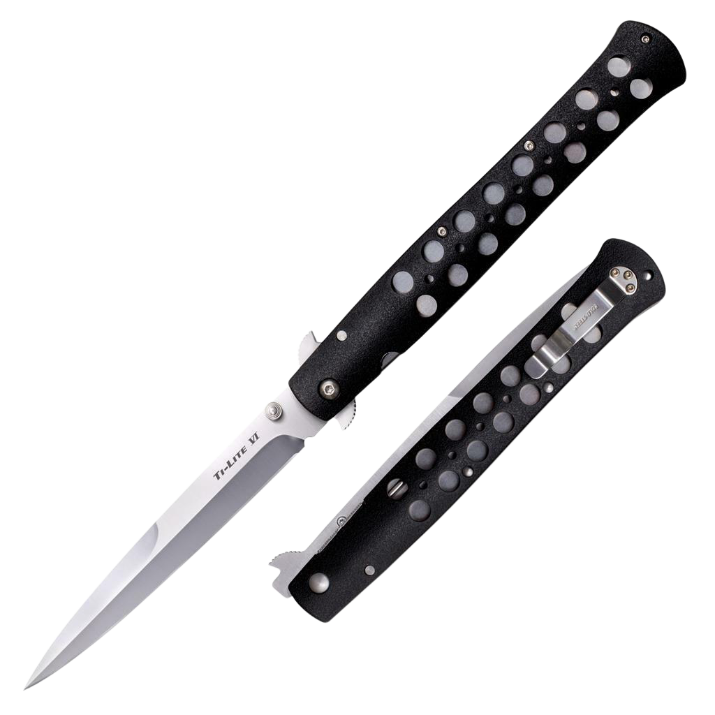 Cold Steel Ti-lite Folding Knife Black 6 In.