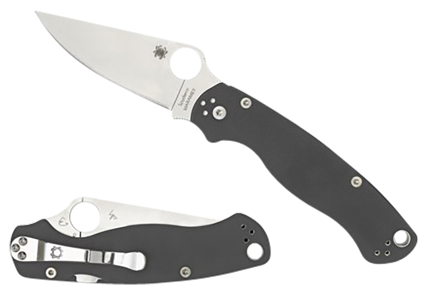 Spyderco Para Military 2, Spy C81gpdgy2      Para Military 2 Maxamet