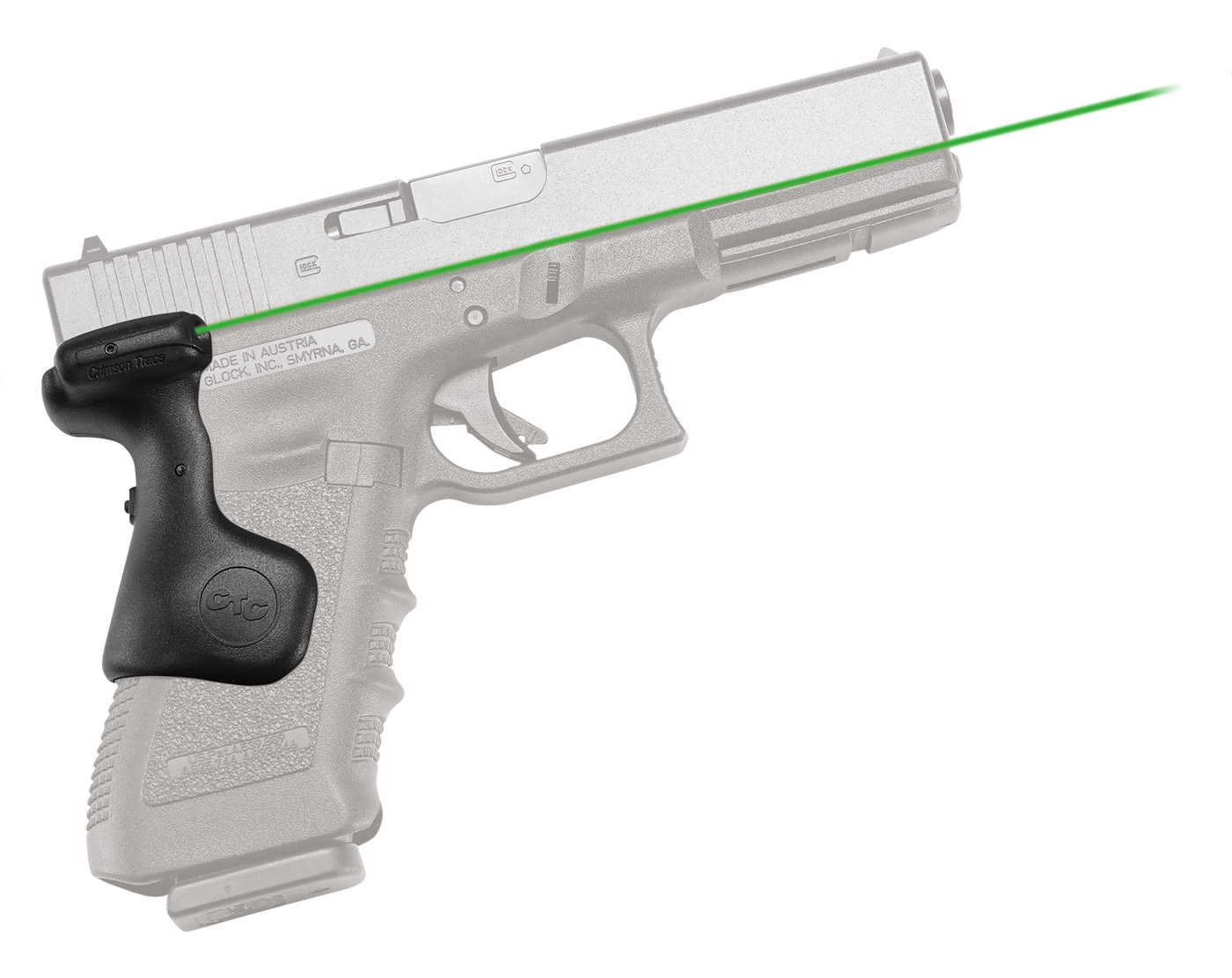 Crimson Trace Lg-637g Green Lasergrips, Crim 0167301    Lg637g Lasergrips Glk G3 17/22 Grn