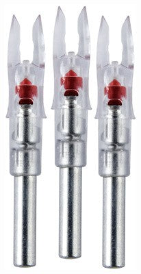 Nockturnal Lighted Nocks Red Gold Tip 3 Pk.