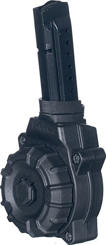 Promag Polymer Drum Magazine Glock 17/19 9mm Black 30 Rd.