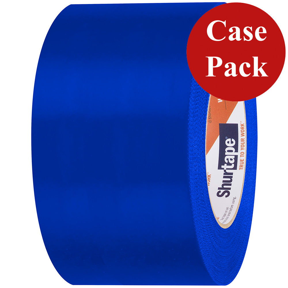 Shurtape UV-Resistant Marine Heat Shrink Tape - 72MM x 55M Roll - Serrated Edge Blue *Case of 16 Rolls*