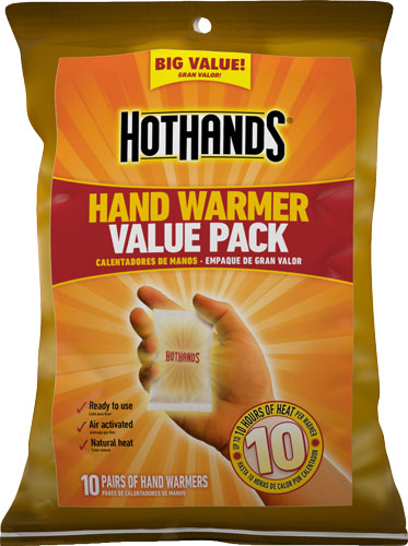 Hothands Hand Warmer Value - Pack 10 Pairs Per Pack 10 Hour