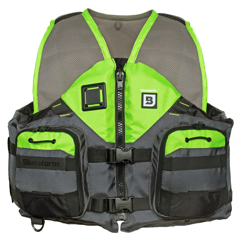 Bluestorm Sportsman Adult Mesh Fishing Life Jacket - Hi-Vis - S/M