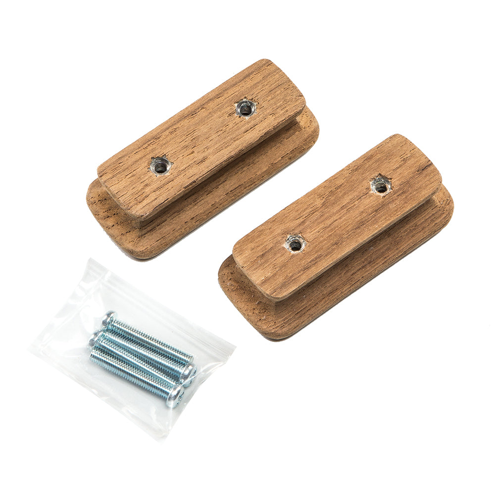 Whitecap Teak Rectangular Drawer Knob - 2-3/4"L - 2 Pack