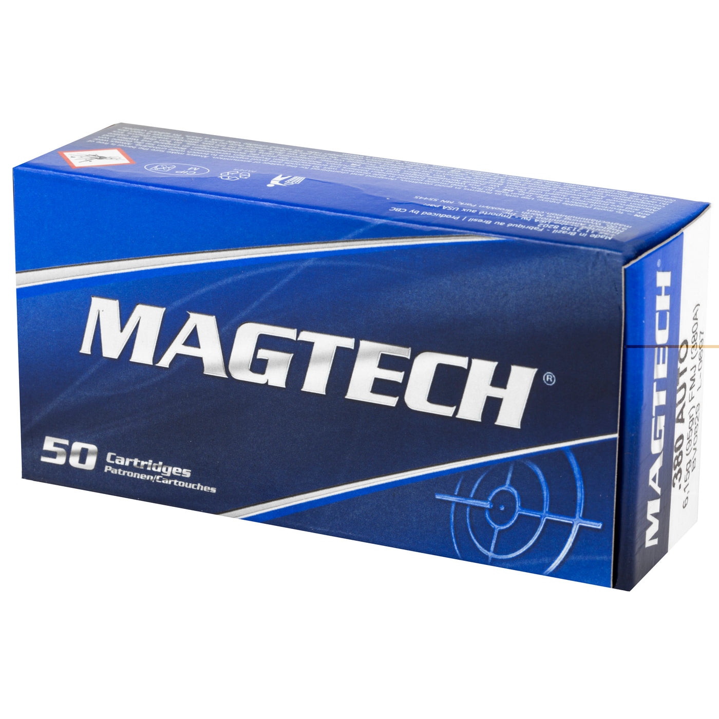 Magtech 380 Acp 95gr Fmj - 50rd 20bx/cs