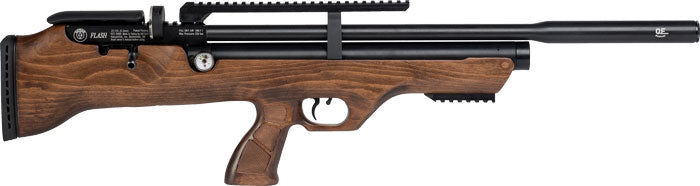 Hatsan Flashpup .25 Pcp 900 - Fps Walnut/blued W/ 2 Mags