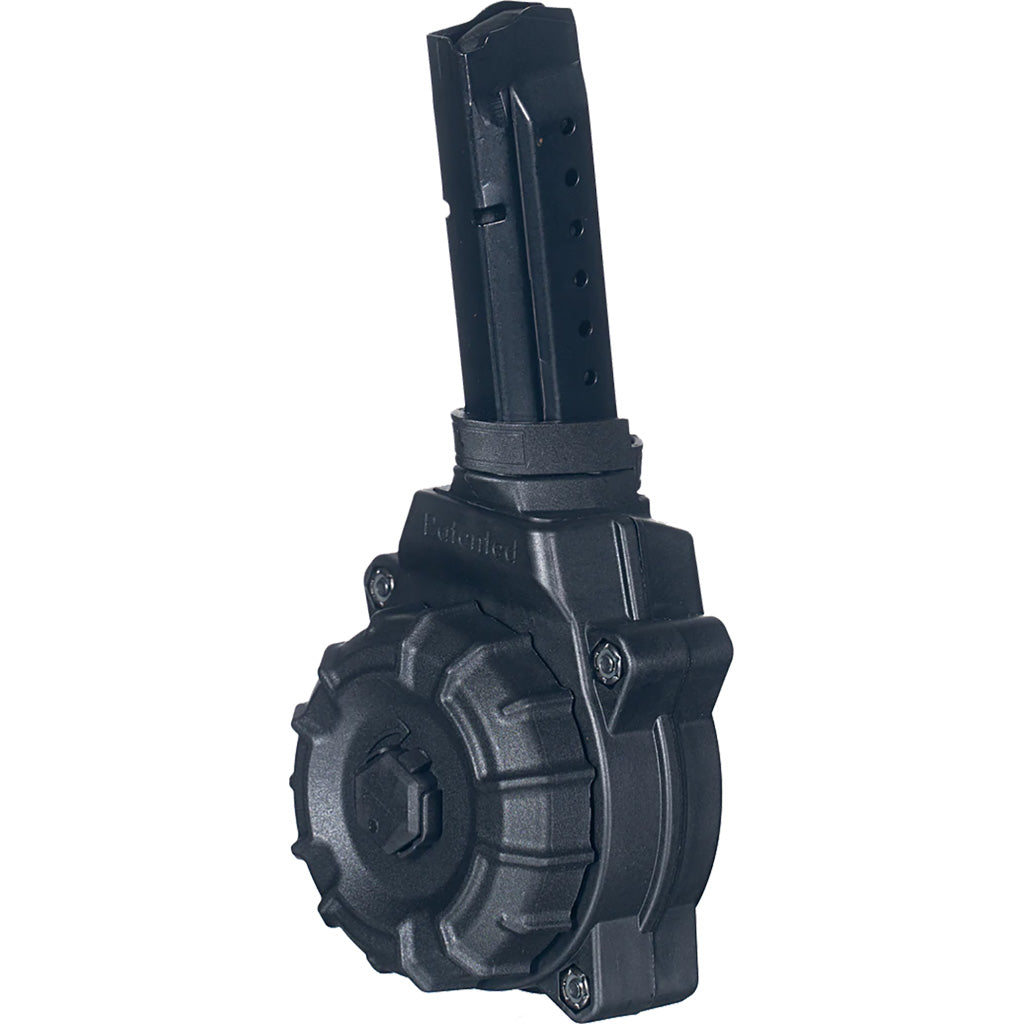 Promag Polymer Drum Magazine Glock 17/19 9mm Black 30 Rd.