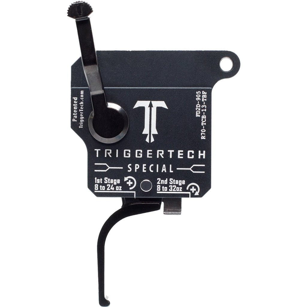 Triggertech Rem 700 Special Two Stage Trigger Pvd Black Pro Curved Top Safety Rh